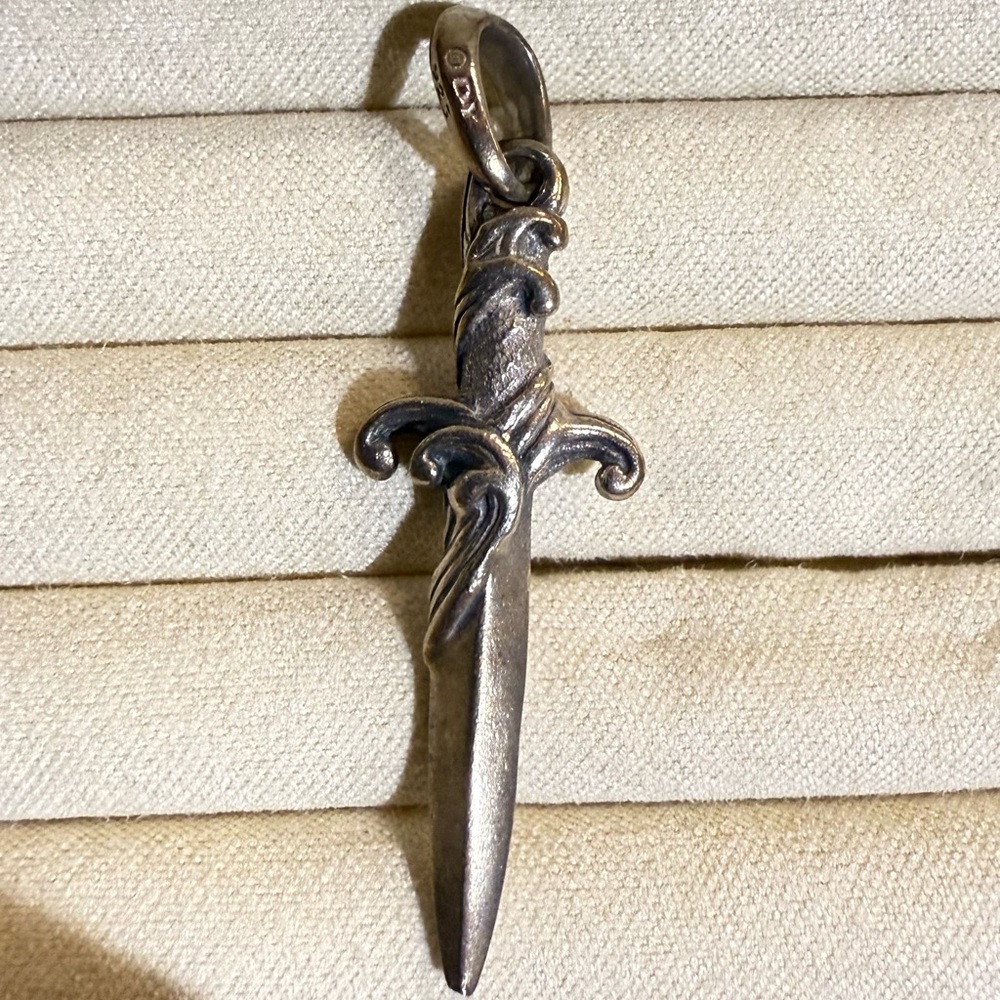 David Yurman Silver Sword Amulet